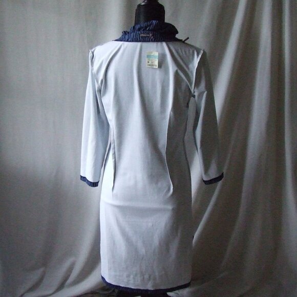 J McLaughlin dress Jaclyn black blue bow tie detail fairy feminine ruffle new - Picture 8 of 16